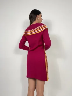 Abito corto in maglia
