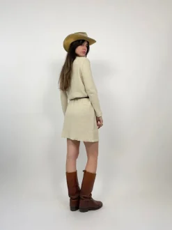 Abito corto in maglia anni '70