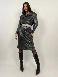 Abito lurex anni '80