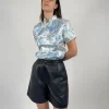 Bermuda vera pelle vintage
