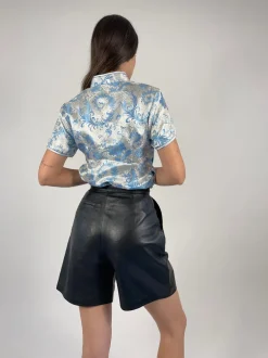 Bermuda vera pelle vintage
