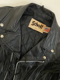 Biker Schott U.S.A. con frange