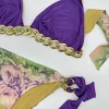 Bikini con catena oro