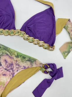 Bikini con catena oro