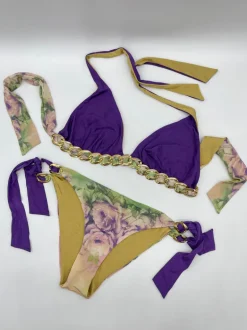 Bikini con catena oro