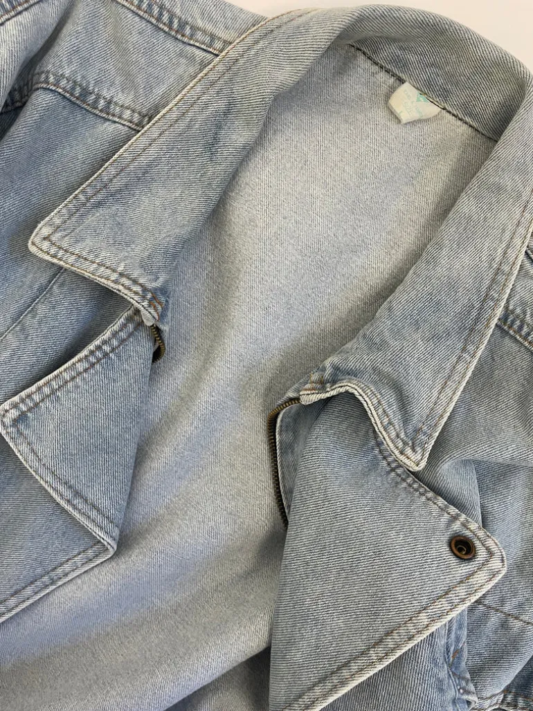Bomber in denim anni '80