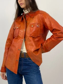 Camicia Conbipel vera pelle