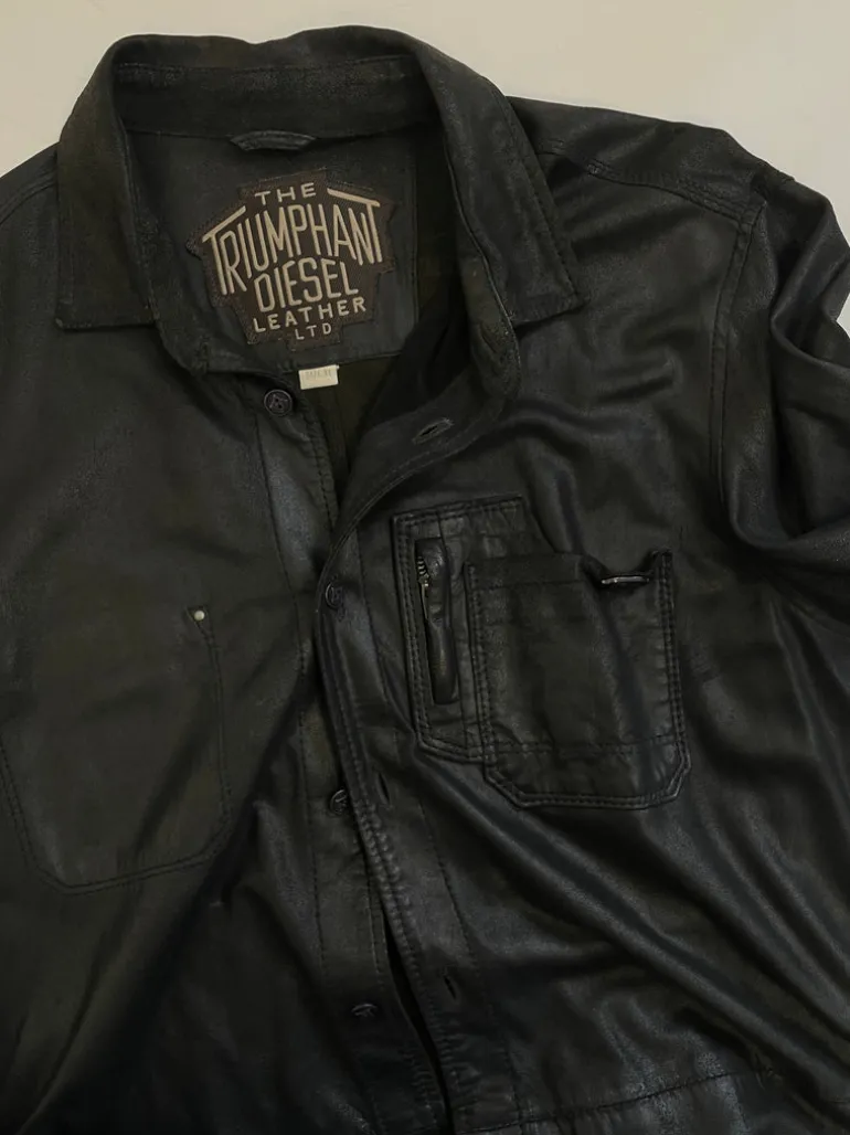 Camicia Diesel in pelle