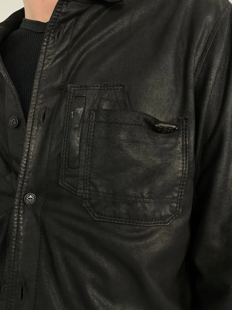Camicia Diesel in pelle
