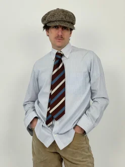 Camicia sartoriale in cotone a righe