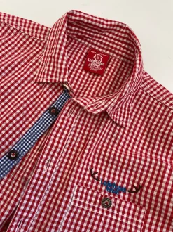 Camicia trachten a quadretti