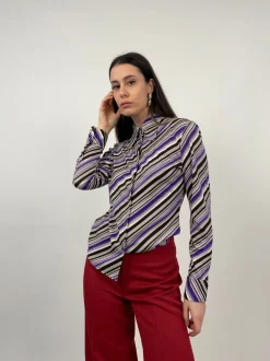 Camicia vintage a righe