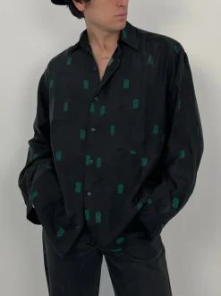 Camicia vintage in pura seta