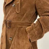 Cappotto corto anni '70 in velluto a coste