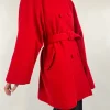Cappotto doppiopetto in lana