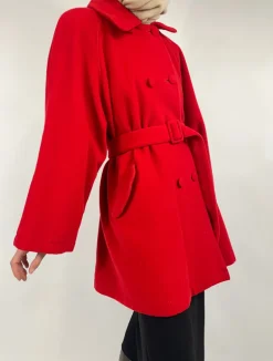 Cappotto doppiopetto in lana