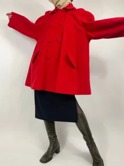 Cappotto doppiopetto in lana