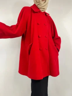 Cappotto doppiopetto in lana
