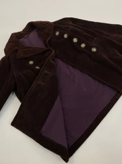 Cappotto in velluto anni '80