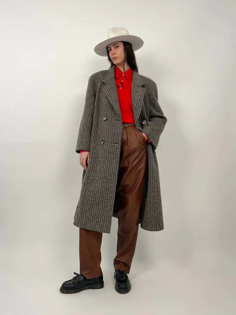 Cappotto lungo doppiopetto