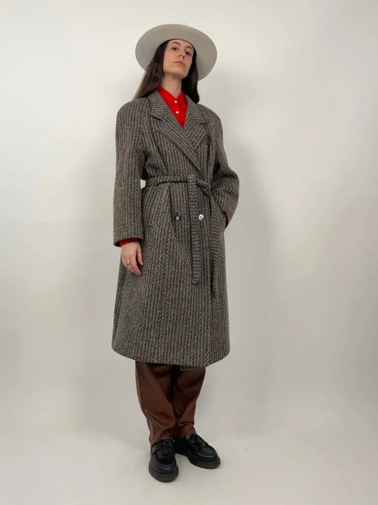 Cappotto lungo doppiopetto