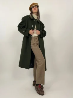 Cappotto lungo in lana
