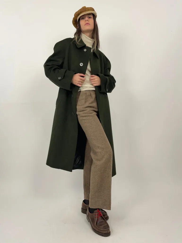 Cappotto lungo in lana