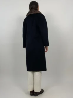 Cappotto lungo in pura lana