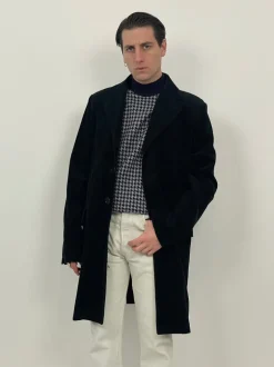 Cappotto Pignatelli in velluto a coste