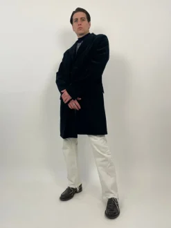 Cappotto Pignatelli in velluto a coste