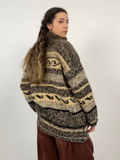 Cardigan in lana anni '70