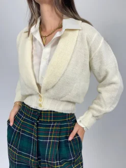 Cardigan lisuese anni '50