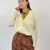 Cardigan traforato anni '70