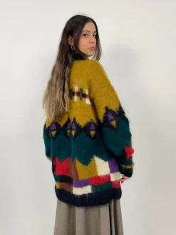 Cardigan vintage in lana