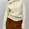 Cardigan vintage in lana merino