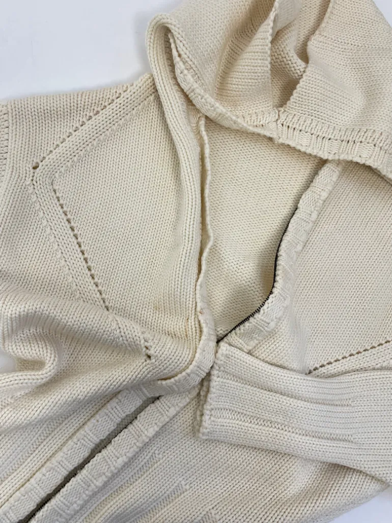 Cardigan vintage in lana merino