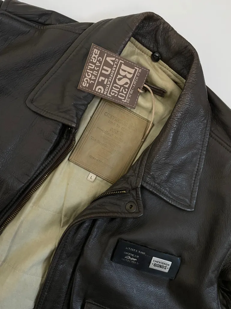 Chevignon Old Fly Leather vintage jacket