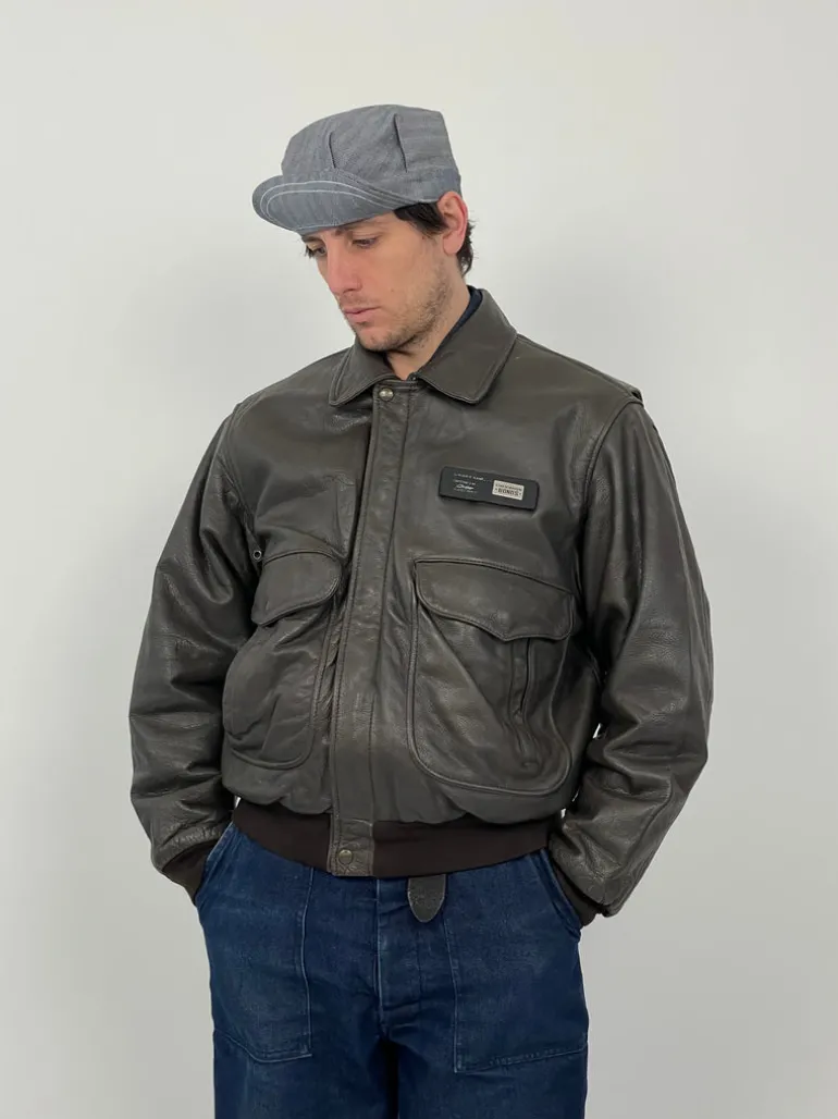 Chevignon Old Fly Leather vintage jacket