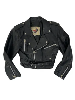 Chiodo crop vintage