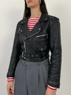 Chiodo crop vintage