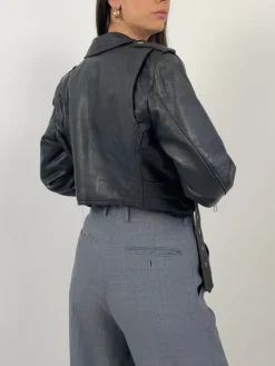 Chiodo crop vintage
