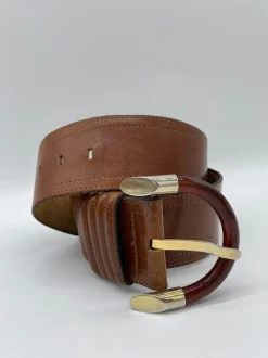 Cintura vintage in pelle