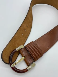 Cintura vintage in pelle