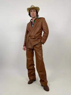 Completo anni '70 in pelle