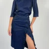 Completo artigianale in tessuto jacquard