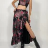 Completo in organza di seta