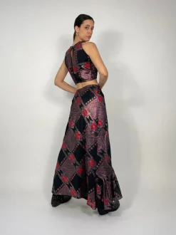 Completo in organza di seta
