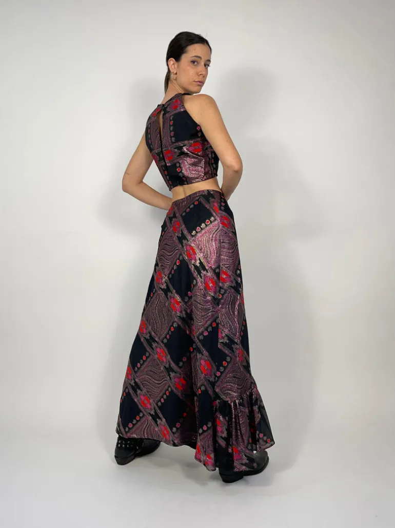 Completo in organza di seta
