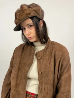 Coppola vintage in pelliccia
