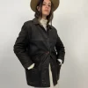 Giacca anni '70 in vera pelle